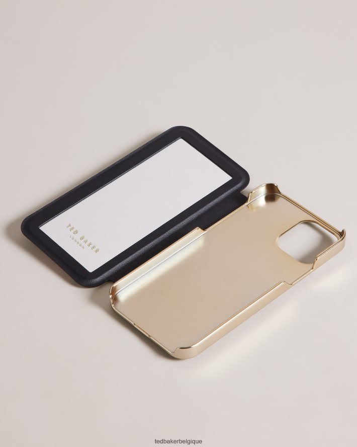 être Ted Baker collection argent miroir floral flou folio iphone 12 et 12 pro rose FR8J422113 articles ménagers