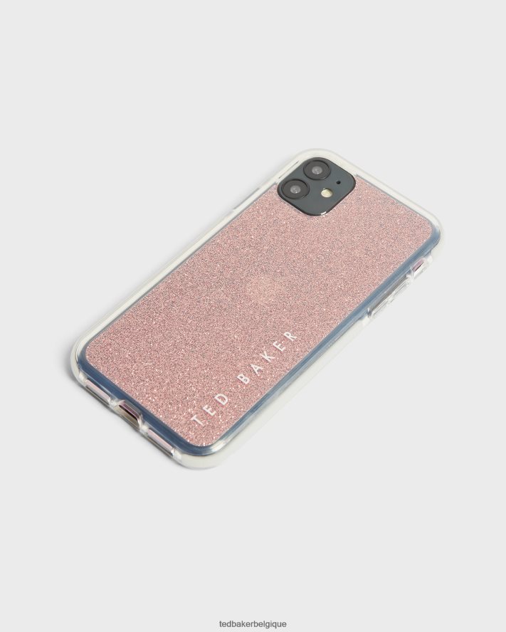 être Ted Baker collection coque iphone 11 antichoc roseaa à paillettes bébé rose FR8J422112 articles ménagers