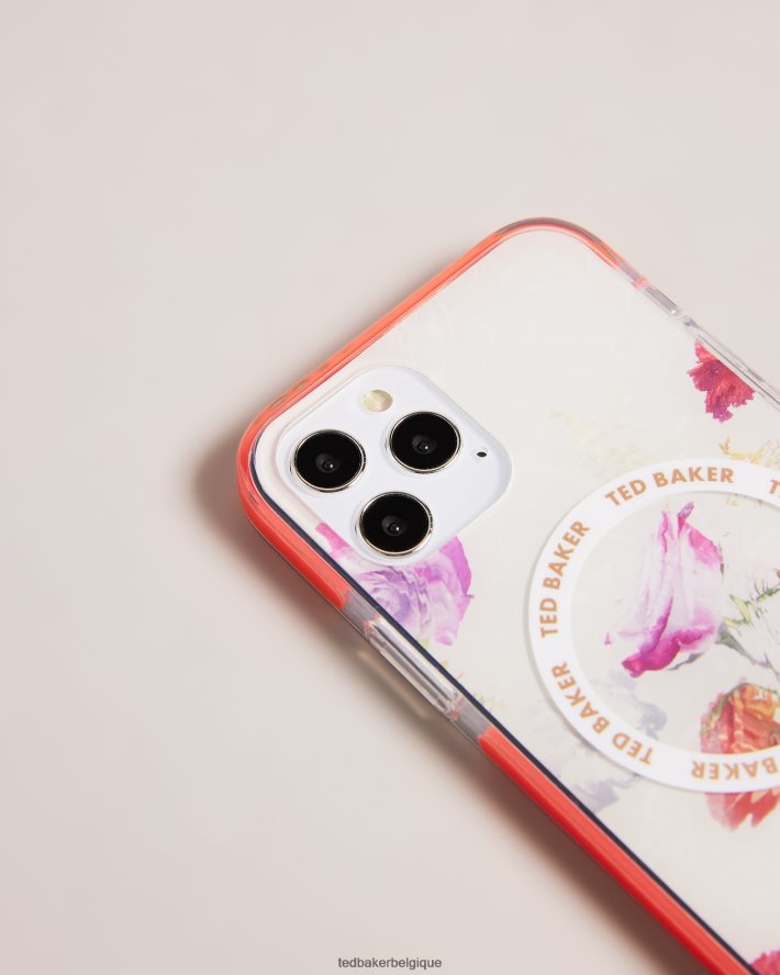 être Ted Baker collection coque iphone 12 et 12 pro antichoc florale aquarelle laverno blanc FR8J422106 articles ménagers