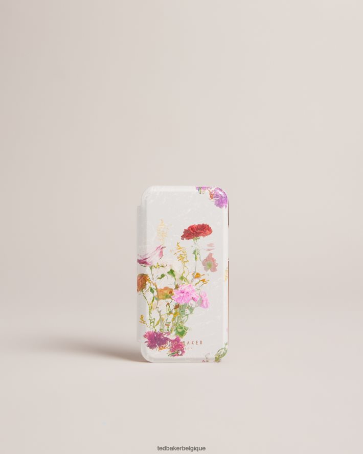 être Ted Baker collection coque miroir iphone 12 et 12 pro aquarelle florale gwladus rose pâle FR8J422102 articles ménagers