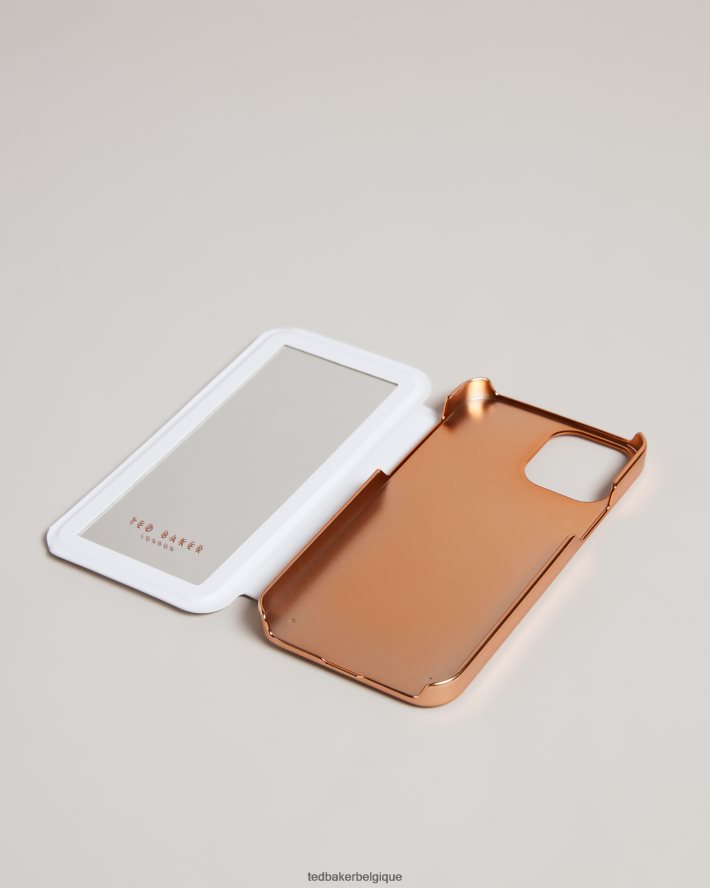 être Ted Baker collection coque miroir iphone 12 et 12 pro aquarelle florale gwladus rose pâle FR8J422102 articles ménagers