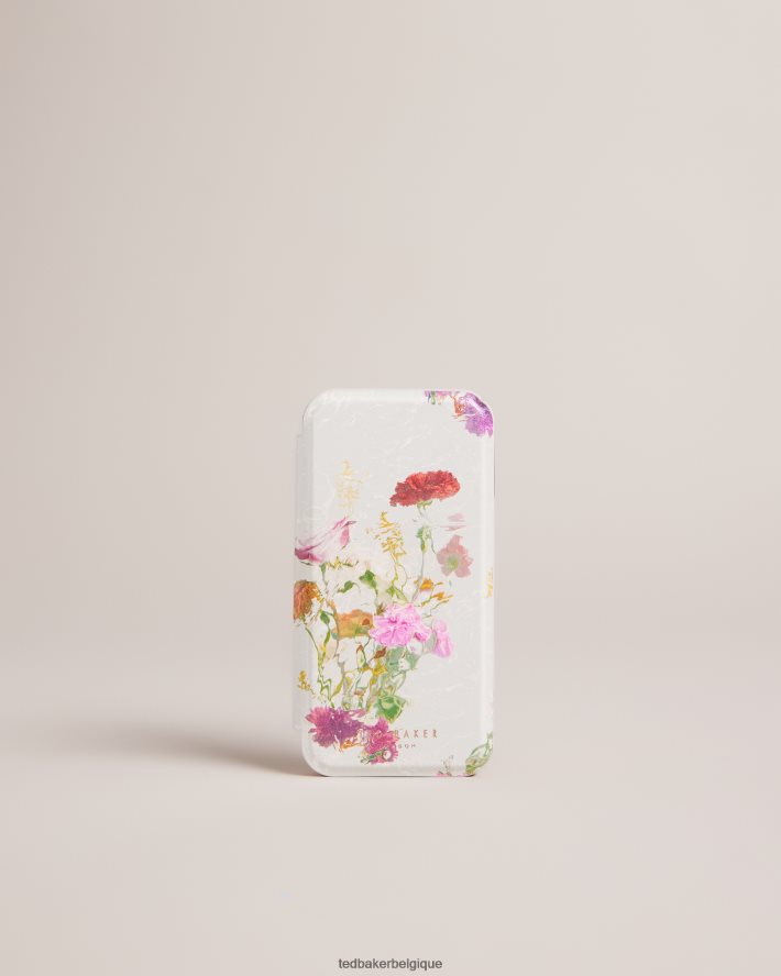 être Ted Baker collection gwladys coque miroir aquarelle florale pour iphone 13 et 14 rose pâle FR8J422101 articles ménagers