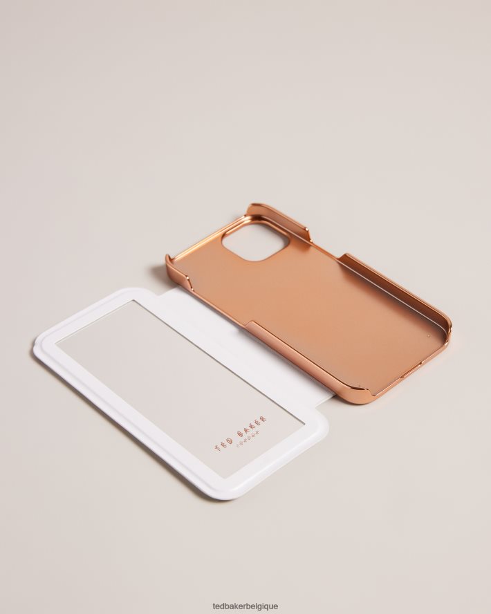 être Ted Baker collection gwladys coque miroir aquarelle florale pour iphone 13 et 14 rose pâle FR8J422101 articles ménagers