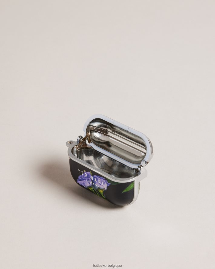 être Ted Baker collection étui airpod pro à fleurs en faux cuir anoraa noir FR8J422111 articles ménagers