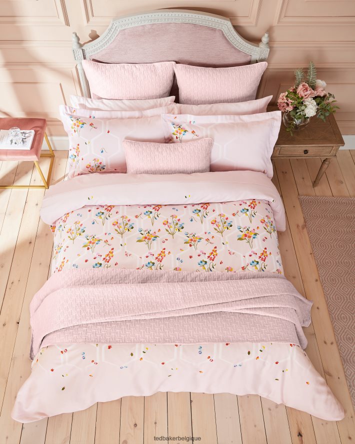 être Ted Baker collection ensemble de housse de couette king size à la menthe poivrée pmints rose FR8J422100 articles ménagers