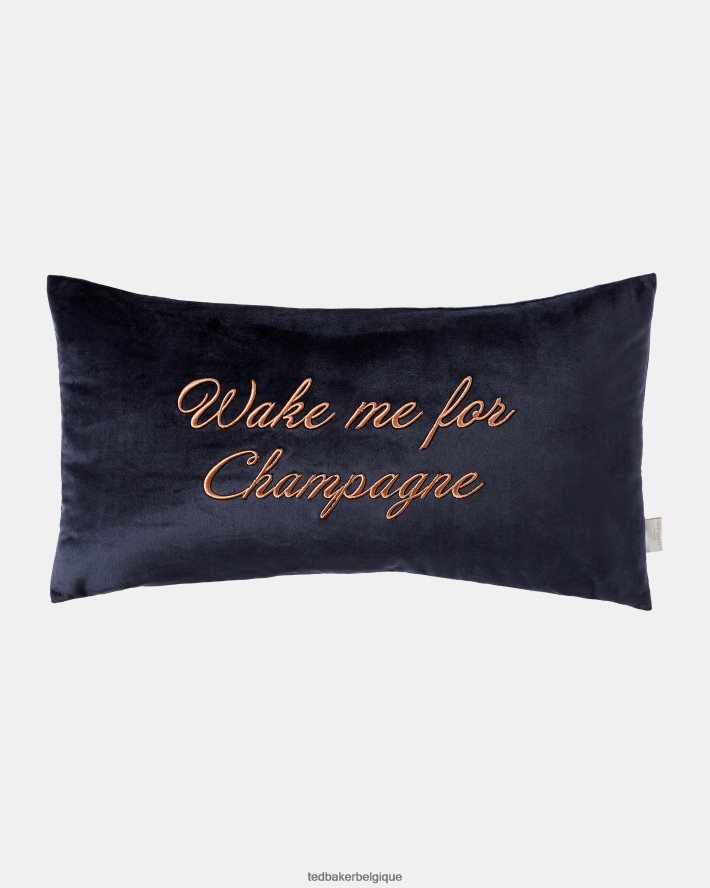 être Ted Baker collection ffzziee 18930507a8 réveille-moi pour un oreiller au champagne marine FR8J422088 articles ménagers
