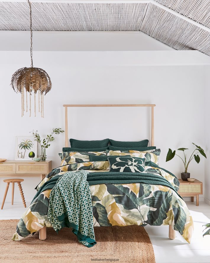 être Ted Baker collection urbn ensemble de housse de couette urbain double/grand lit vert FR8J422094 articles ménagers