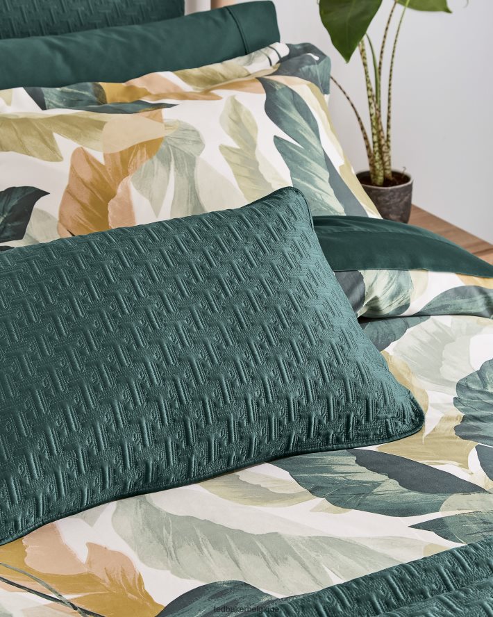 être Ted Baker collection urbn ensemble de housse de couette urbain double/grand lit vert FR8J422094 articles ménagers
