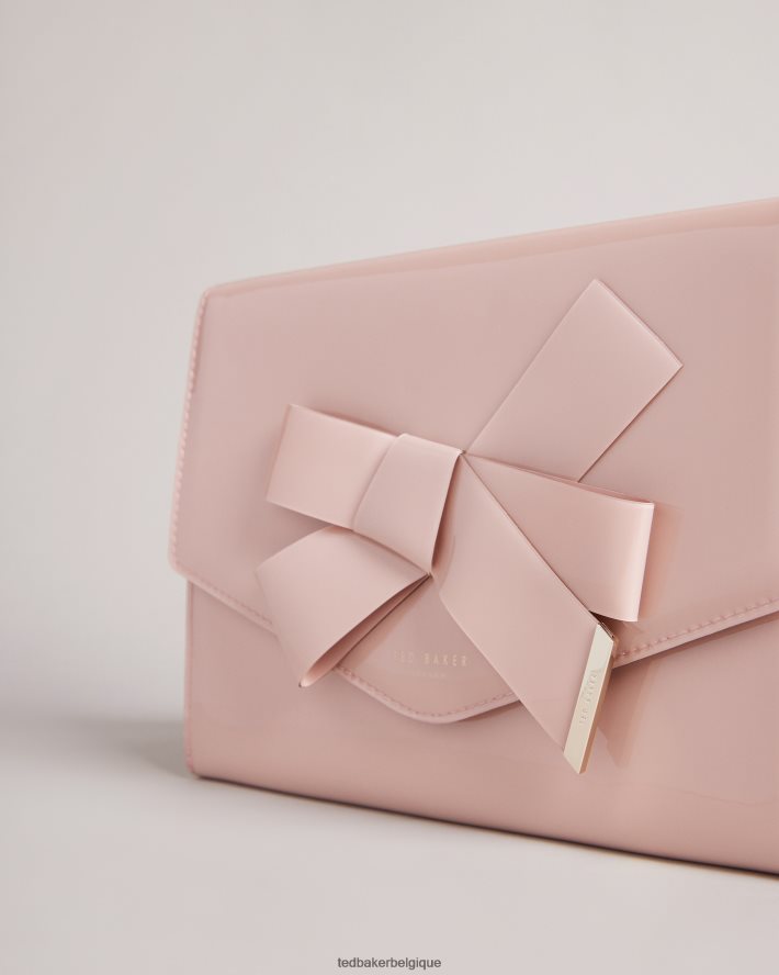 être Ted Baker femmes pochette enveloppe à nœud Nikkey rose pâle FR8J42775 cadeaux