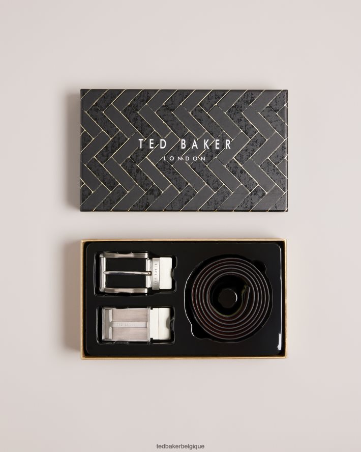 être Ted Baker Hommes ceinture newbey dans une boîte noir FR8J421816 cadeaux