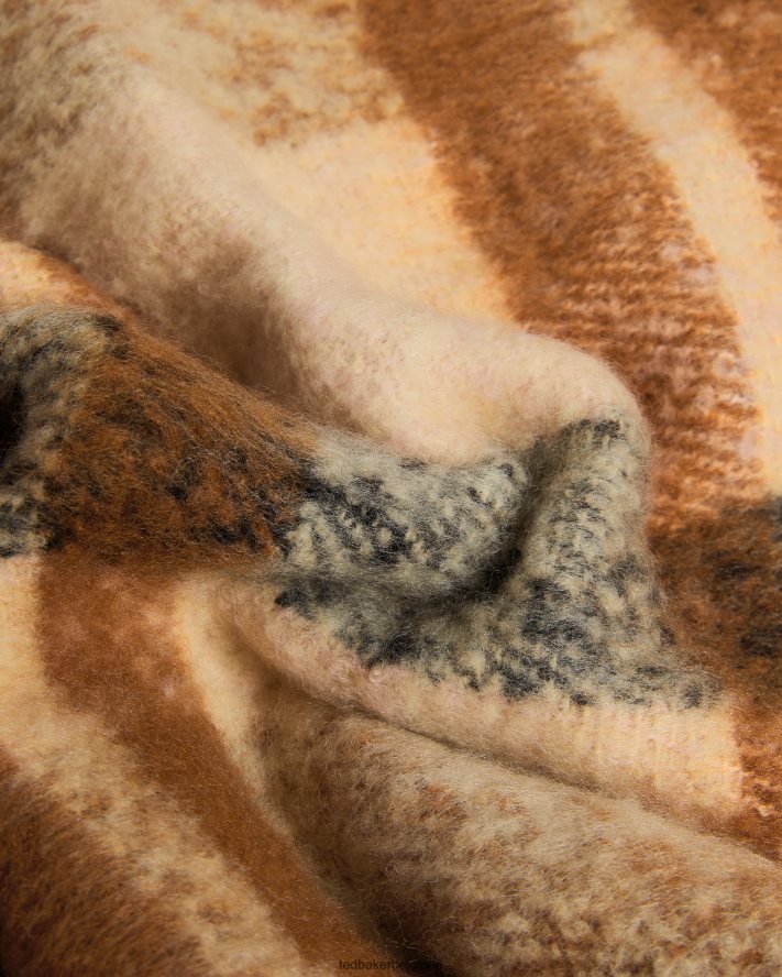 être Ted Baker femmes écharpe à carreaux charloa naturel FR8J42950 accessoires