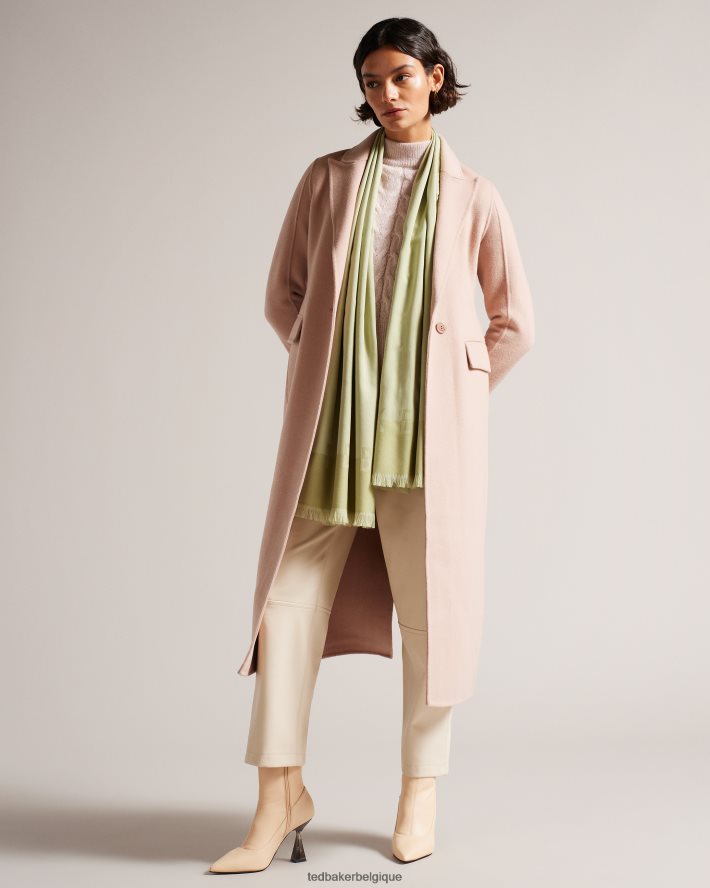 être Ted Baker femmes écharpe longue esteli pl-vert FR8J42957 accessoires