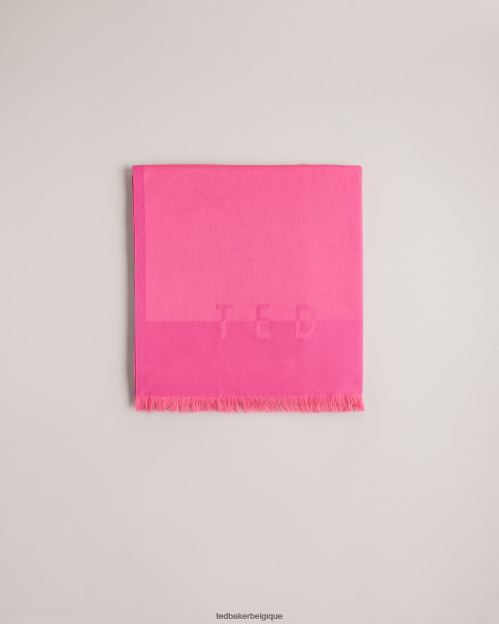 être Ted Baker femmes écharpe longue esteli rose FR8J421116 accessoires