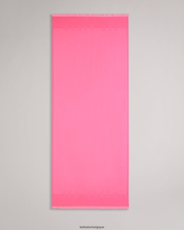 être Ted Baker femmes écharpe longue esteli rose FR8J421116 accessoires