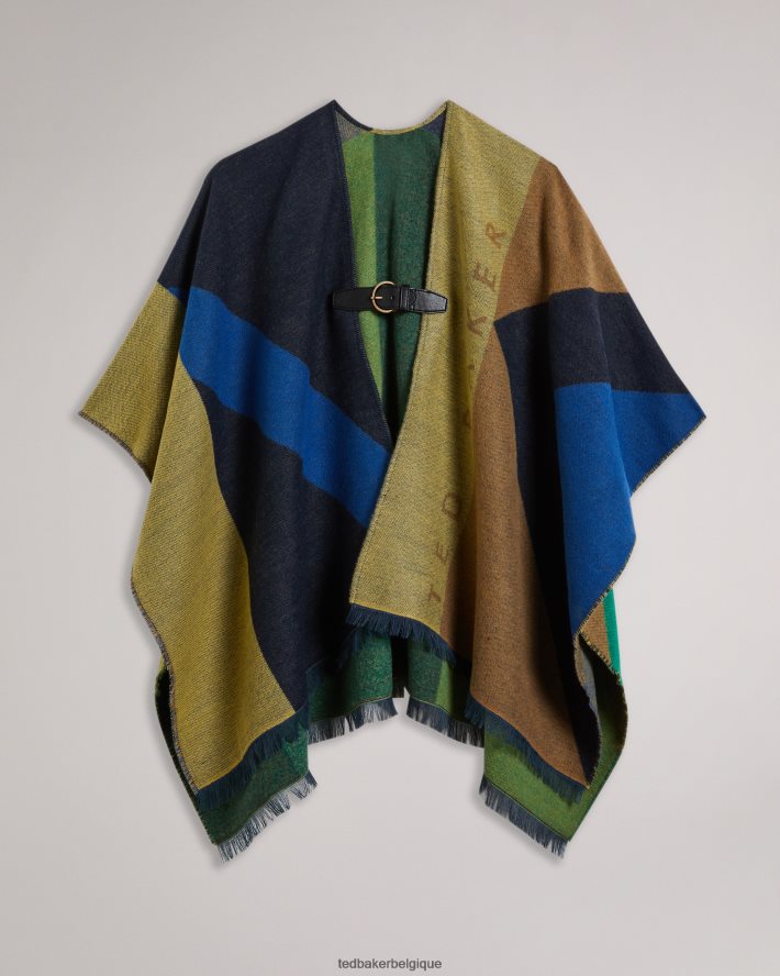 être Ted Baker femmes poncho à boucle suffia bleu foncé FR8J421034 accessoires