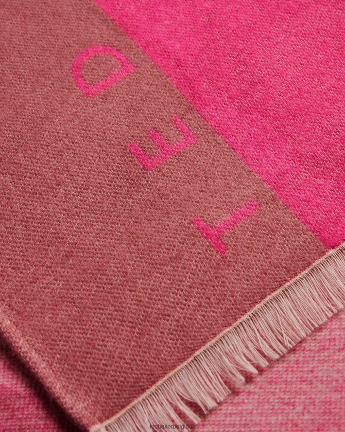 être Ted Baker femmes poncho à boucle suffia rose FR8J421107 accessoires