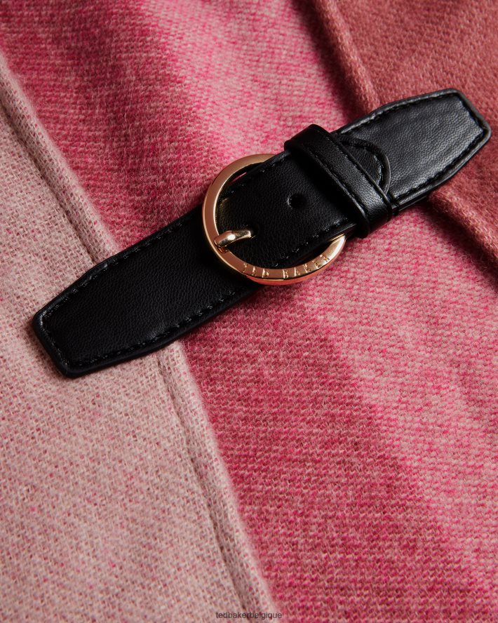 être Ted Baker femmes poncho à boucle suffia rose FR8J421107 accessoires