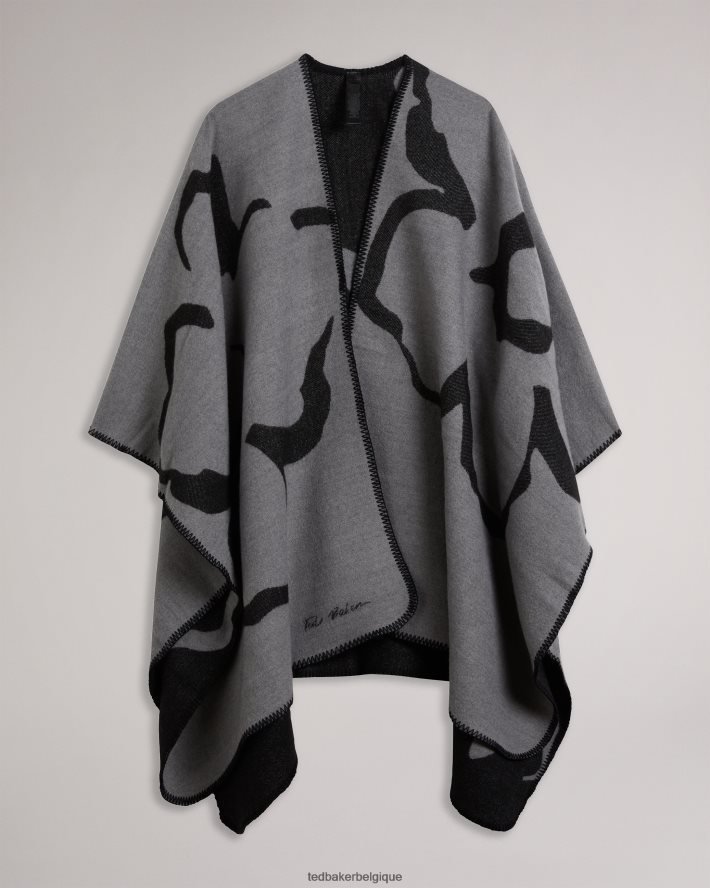 être Ted Baker femmes poncho magnolia disponible gris clair FR8J42965 accessoires
