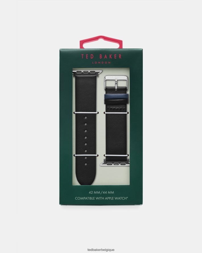 être Ted Baker femmes bracelet apple watch en cuir calcim noir FR8J422039 accessoires