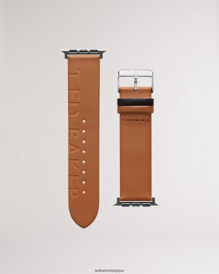 être Ted Baker femmes bracelet apple watch en cuir de titane bronzer FR8J422007 accessoires