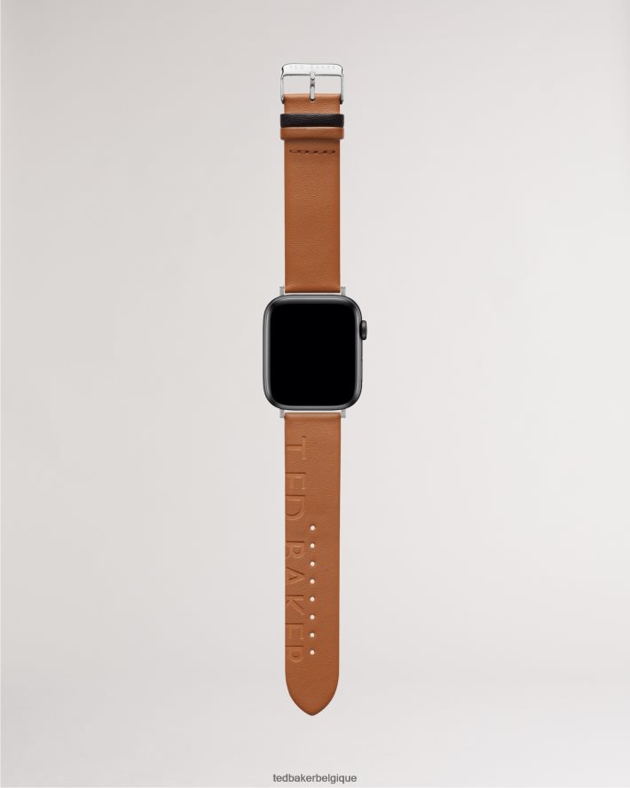 être Ted Baker femmes bracelet apple watch en cuir de titane bronzer FR8J422007 accessoires