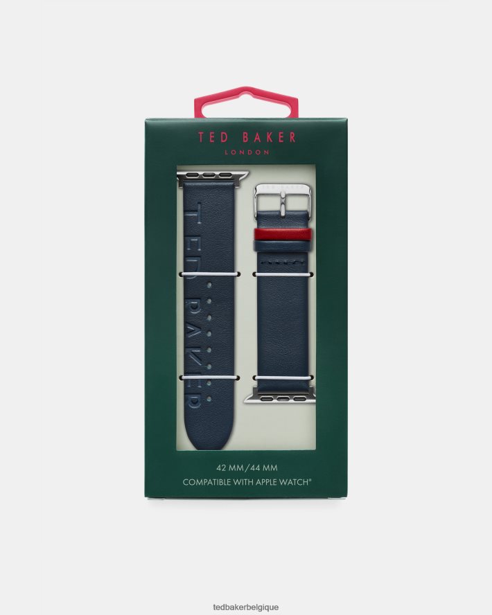 être Ted Baker femmes bracelet de montre en cuir embossé magnes bleu FR8J422043 accessoires