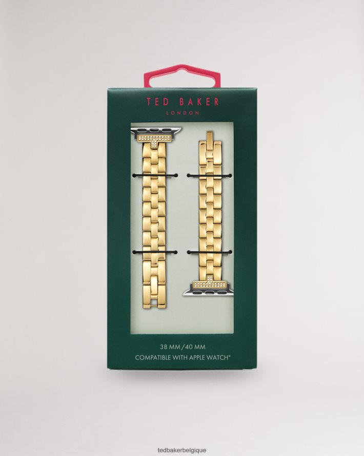 être Ted Baker femmes bracelet en métal Jayina bracelet de montre Apple couleur or FR8J421012 accessoires