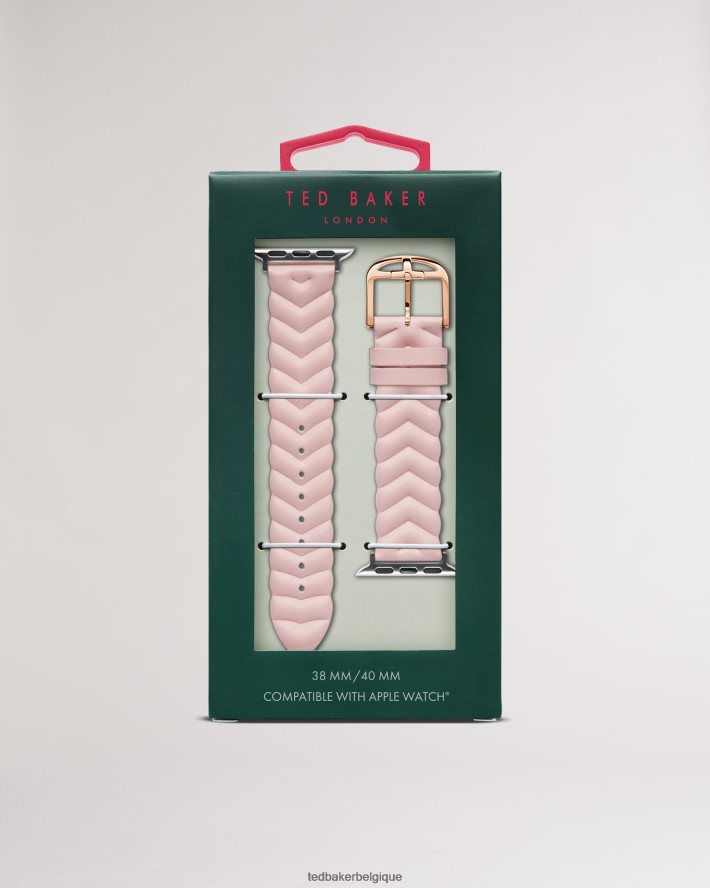 être Ted Baker femmes chellia bks38f111 bracelet de montre pomme chevron 38/40 rose FR8J421103 accessoires
