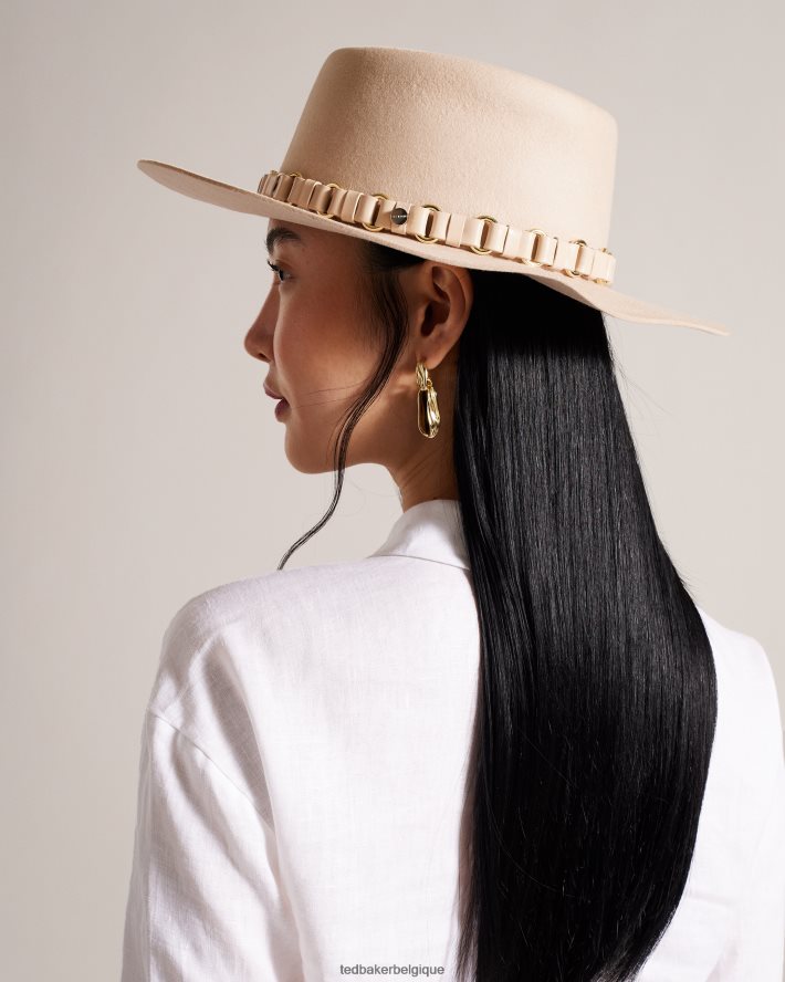 être Ted Baker femmes Fedora en laine Shonahh chameau FR8J421093 accessoires