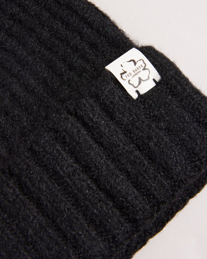 être Ted Baker femmes bonnet britannique noir FR8J421098 accessoires