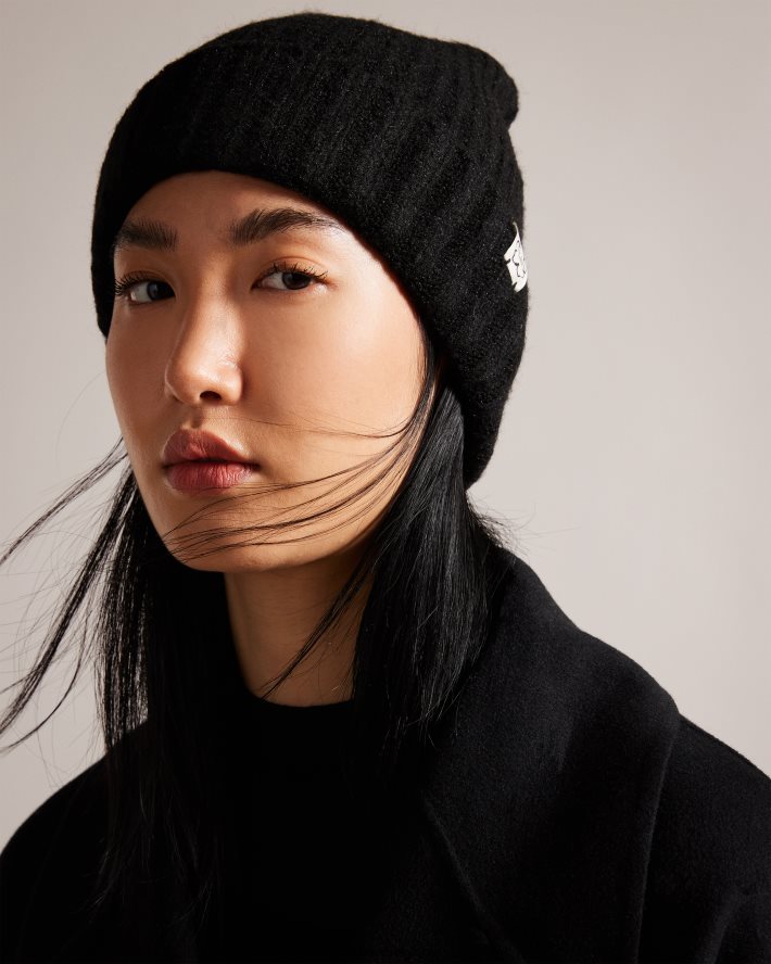 être Ted Baker femmes bonnet britannique noir FR8J421098 accessoires