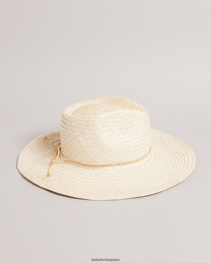 être Ted Baker femmes chapeau de cowboy en paille kyloa naturel FR8J42966 accessoires