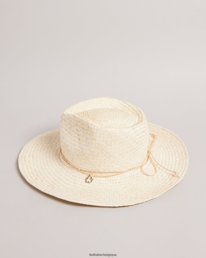 être Ted Baker femmes chapeau de cowboy en paille kyloa naturel FR8J42966 accessoires