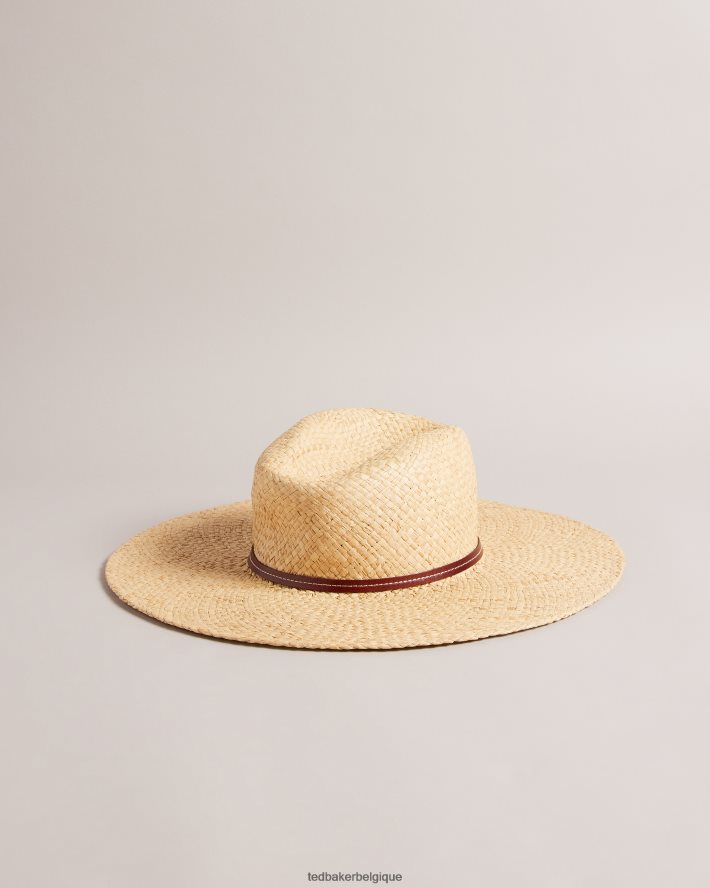 être Ted Baker femmes jenahh chapeau de paille naturel FR8J42991 accessoires