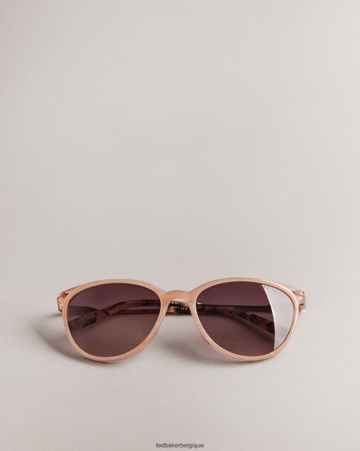 être Ted Baker femmes lunettes de soleil œil de chat arrondies carakay bleu clair FR8J421163 accessoires
