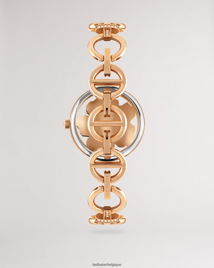 être Ted Baker femmes montre-bracelet à chaîne à cadran lyray magnolia couleur or rose FR8J42964 accessoires
