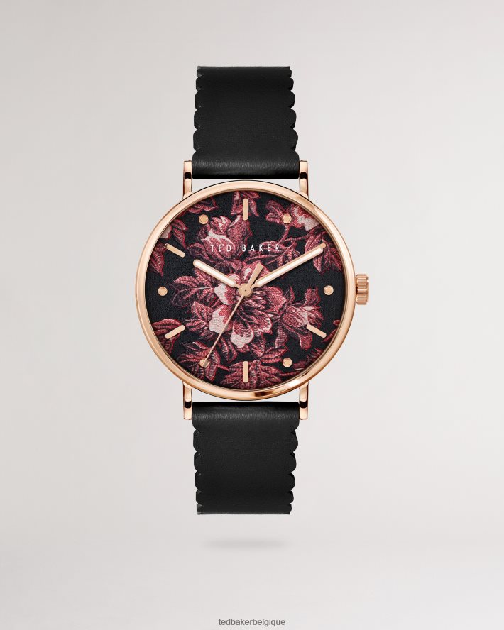 être Ted Baker femmes montre à cadran imprimé floral glitched phyliis noir FR8J421117 accessoires