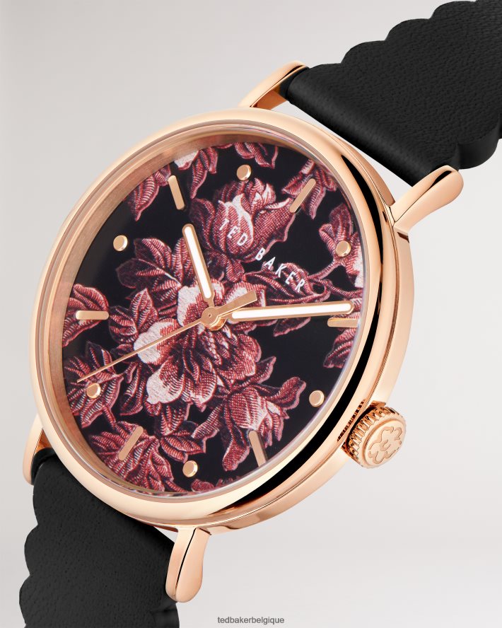être Ted Baker femmes montre à cadran imprimé floral glitched phyliis noir FR8J421117 accessoires