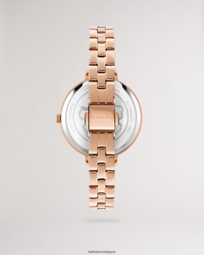 être Ted Baker femmes montre chessit ornée de cristaux avec bracelet en acier inoxydable couleur or rose FR8J42975 accessoires