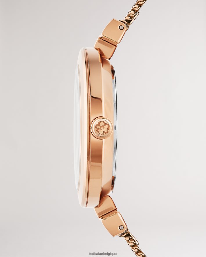 être Ted Baker femmes montre darbea t frame avec bracelet en maille couleur or rose FR8J421134 accessoires