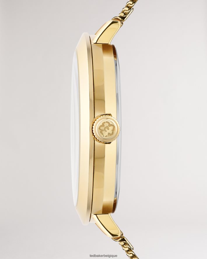 être Ted Baker femmes montre lesedia à imprimé marguerite et bracelet en maille couleur or FR8J421141 accessoires