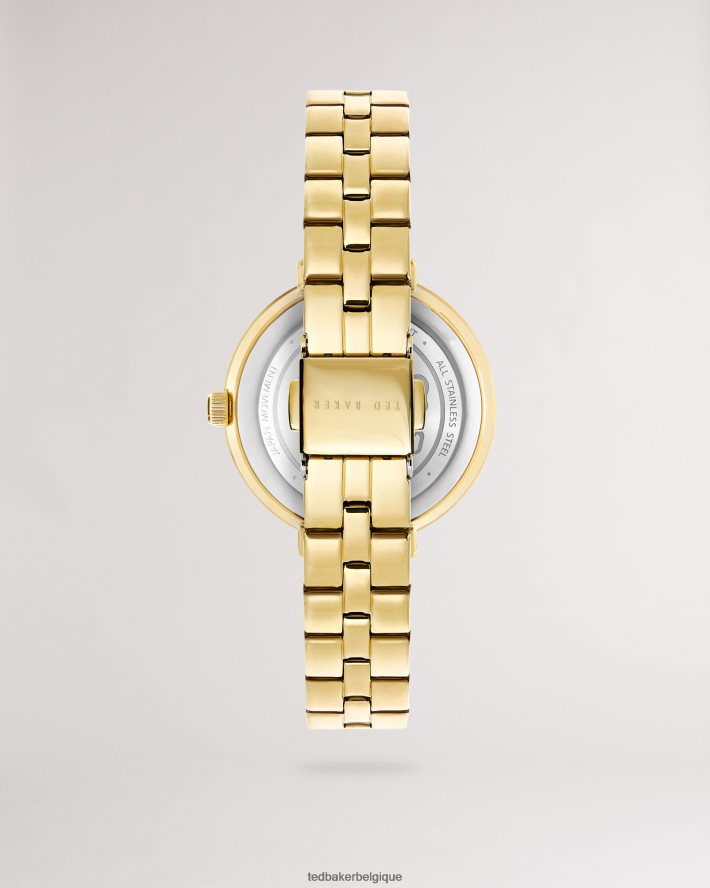 être Ted Baker femmes montre lesedot à cadran floral et bracelet en acier inoxydable couleur or FR8J421145 accessoires