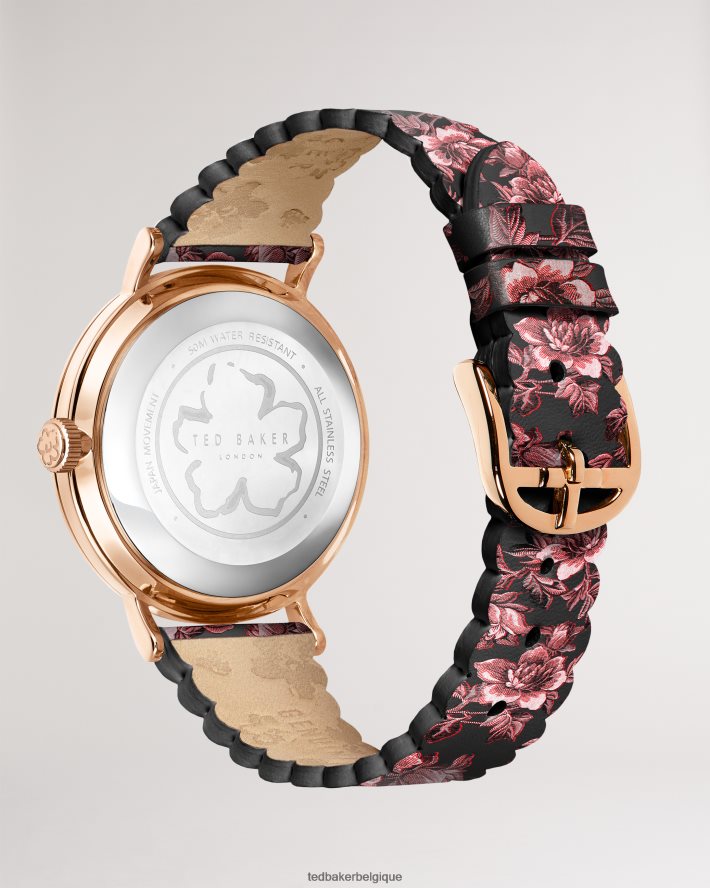 être Ted Baker femmes montre phylli à imprimé floral et à pépins noir FR8J421166 accessoires