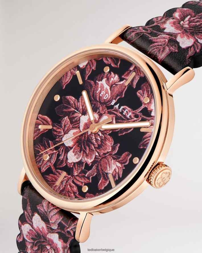 être Ted Baker femmes montre phylli à imprimé floral et à pépins noir FR8J421166 accessoires