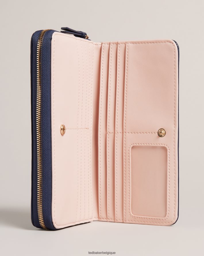 être Ted Baker femmes grand sac à main zippé darciea marine FR8J42944 accessoires