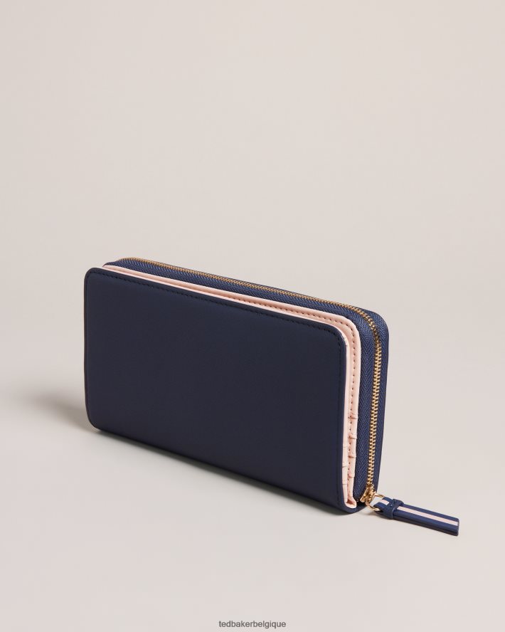 être Ted Baker femmes grand sac à main zippé darciea marine FR8J42944 accessoires