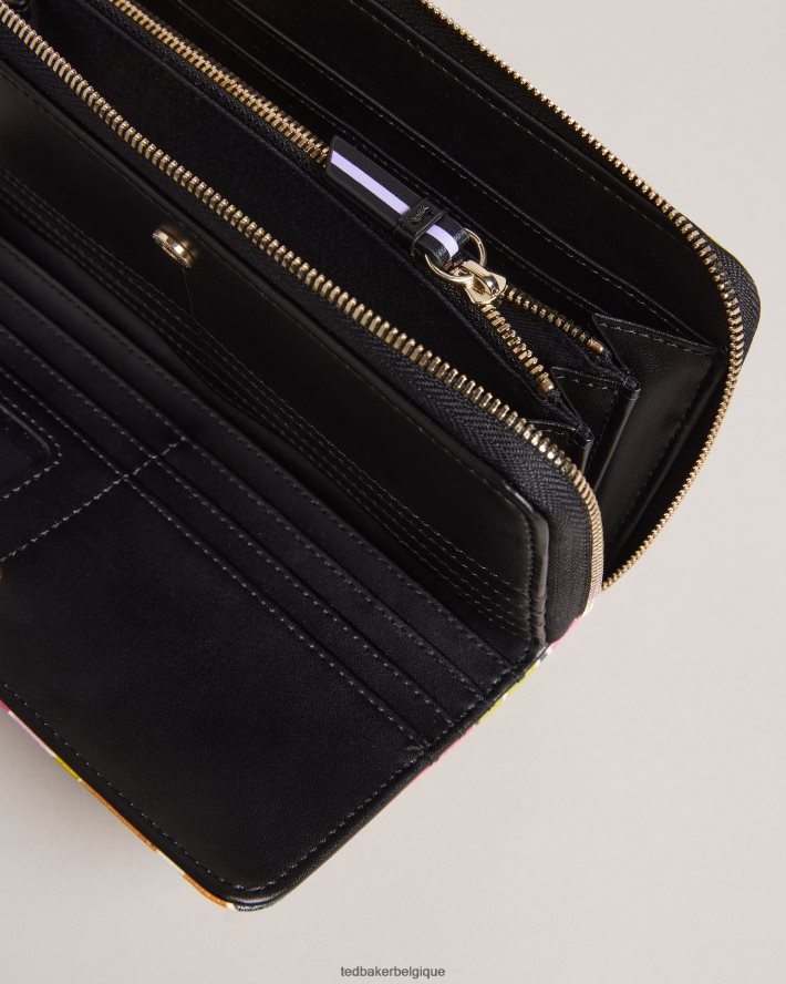 être Ted Baker femmes nasi grand sac à main zippé à imprimé magnolia rose FR8J421020 accessoires