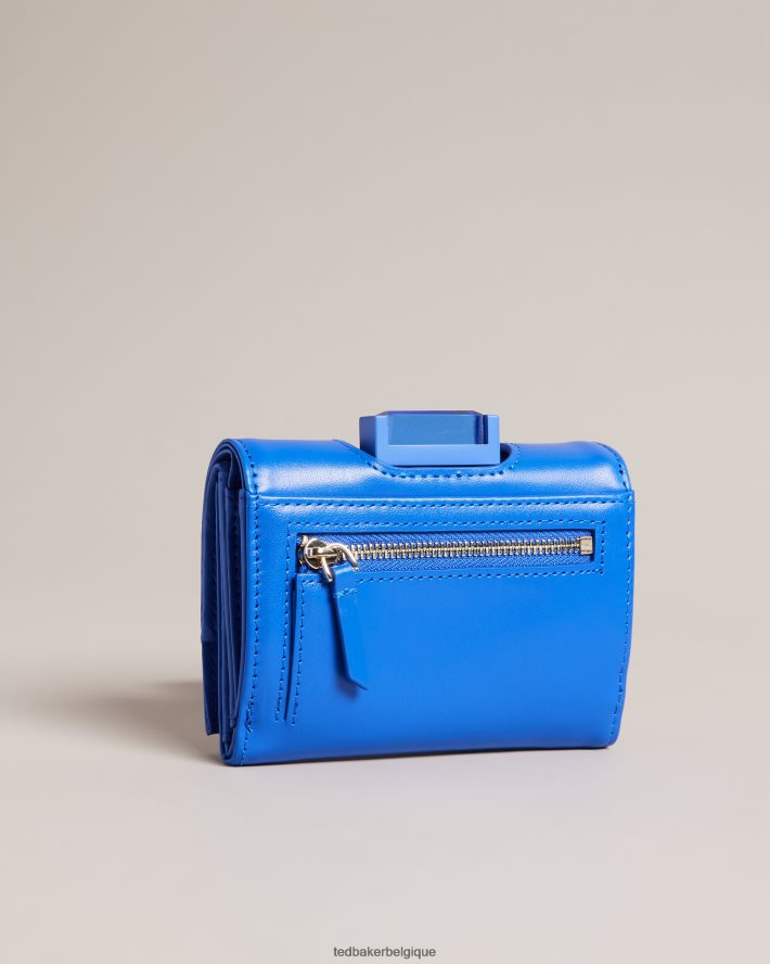 être Ted Baker femmes petit sac à main en cuir mat rozza à cristaux bleu brillant FR8J421074 accessoires