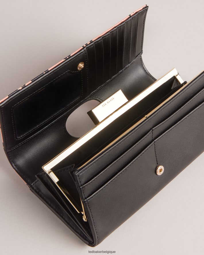 être Ted Baker femmes ponida - grand sac à main à pompon et imprimé floral noir FR8J42942 accessoires