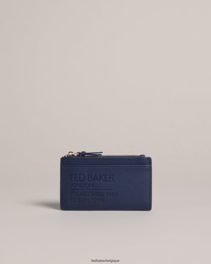 être Ted Baker femmes porte-monnaie zippé Darcena marine FR8J42948 accessoires